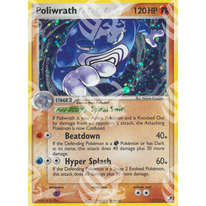 EX Forze Segrete - Poliwrath - Holo Rare 11/115 - Warcard - EX Forze Segrete - Poliwrath - Holo Rare 11/115 i prezzi più bassi sul mercato, solo da www.warcardshop.com! Carte singole, box, buste e mazzi.