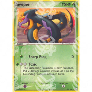 EX Power Keepers - Seviper - 23/108 - Warcard - EX Power Keepers - Seviper - 23/108 i prezzi più bassi sul mercato, solo da www.warcardshop.com! Carte singole, box, buste e mazzi.