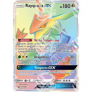 Tempesta Astrale - Rayquaza GX - Rainbow Rare 177/168 - Warcard - Tempesta Astrale - Rayquaza GX - Rainbow Rare 177/168 i prezzi più bassi sul mercato, solo da www.warcardshop.com! Carte singole, box, buste e mazzi.