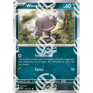 Destino di Paldea - Paldean Wooper - 058/091 - Warcard - Destino di Paldea - Paldean Wooper - 058/091 i prezzi più bassi sul mercato, solo da www.warcardshop.com! Carte singole, box, buste e mazzi.