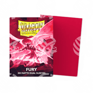 Dragon Shield - 100 Sleeves - FURY ALARIC CRIMSON KING - Warcard