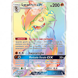 Guardiani Nascenti - Lycanroc GX - Rainbow Rare 156/145 - Warcard