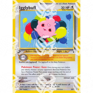 Neo Discovery - Igglybuff - 40/75 - Warcard