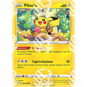 Origine Perduta - Pikachu - 052/196 - Warcard