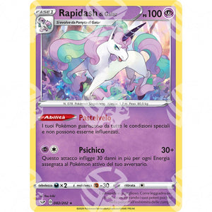Spada & Scudo - Galarian Rapidash - 82/202 - Warcard - Spada & Scudo - Galarian Rapidash - 82/202 i prezzi più bassi sul mercato, solo da www.warcardshop.com! Carte singole, box, buste e mazzi.