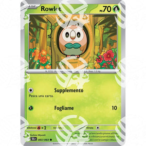 Segreto Fiabesco - Rowlet - 003/064 - Warcard