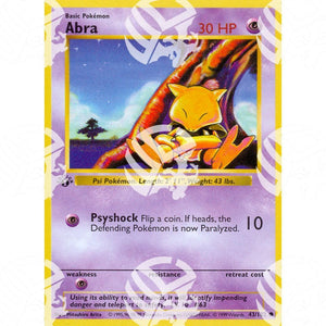 Set Base - Abra - 43/102 - Warcard