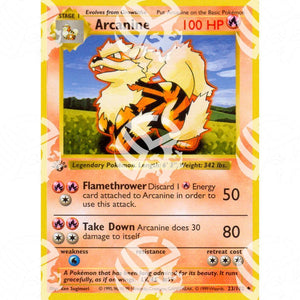 Set Base - Arcanine - 23/102 - Warcard
