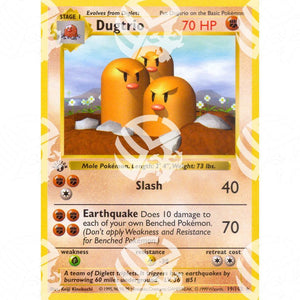 Set Base - Dugtrio - 19/102 - Warcard