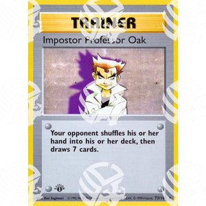 Set Base - Imposter Professor Oak - 73/102 - Warcard