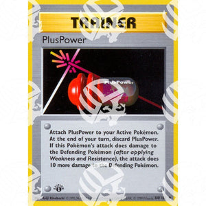 Set Base - PlusPower - 84/102 - Warcard