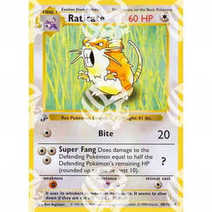 Set Base - Raticate - 40/102 - Warcard