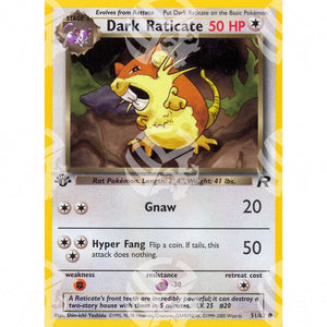Team Rocket - Dark Raticate - 51/82 - Warcard - Team Rocket - Dark Raticate - 51/82 i prezzi più bassi sul mercato, solo da www.warcardshop.com! Carte singole, box, buste e mazzi.