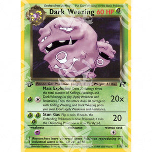 Team Rocket - Dark Weezing - 31/82 - Warcard - Team Rocket - Dark Weezing - 31/82 i prezzi più bassi sul mercato, solo da www.warcardshop.com! Carte singole, box, buste e mazzi.