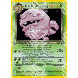 Team Rocket - Dark Weezing - Holo Rare 14/82 - Warcard - Team Rocket - Dark Weezing - Holo Rare 14/82 i prezzi più bassi sul mercato, solo da www.warcardshop.com! Carte singole, box, buste e mazzi.
