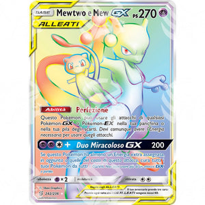 Sintonia Mentale - Mewtwo & Mew GX - Rainbow 242/236 - Warcard - Sintonia Mentale - Mewtwo & Mew GX - Rainbow 242/236 i prezzi più bassi sul mercato, solo da www.warcardshop.com! Carte singole, box, buste e mazzi.