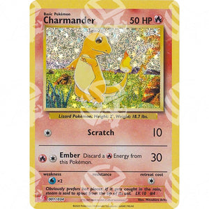 Classic: Charizard & Ho-Oh - Charmander - 001/034 - Warcard