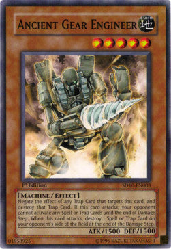 Ingegnere-Ingranaggio Antico - Structure Deck: Machine Re-Volt (Common) [SD10-003]