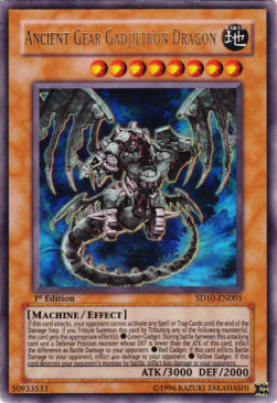 Drago Gadjilton-Ingranaggio Antico - Structure Deck: Machine Re-Volt (Ultra Rare) [SD10-001]