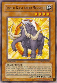 Bestia Cristallo Mammut Ambra - Duelist Pack: Jesse Anderson (Common) [DP07-005]