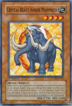 Bestia Cristallo Mammut Ambra - Force of the Breaker (Common) [FOTB-005]