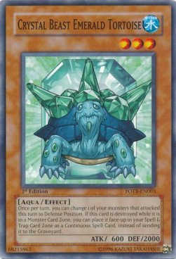 Bestia Cristallo Tartaruga Smeraldo - Force of the Breaker (Common) [FOTB-003]