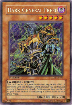 Freed Generale Oscuro - Light of Destruction (Secret Rare) [LODT-083]