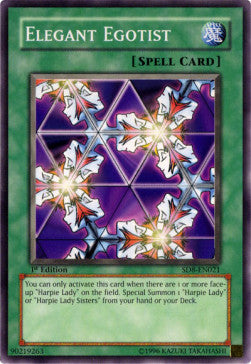 Egotista Elegante - Structure Deck: Lord of the Storm (Common) [SD8-021]