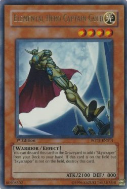 Capitano Gold EROE Elementale - Force of the Breaker (Ultra Rare) [FOTB-014]