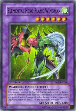 Uomo Alato della Fiamma EROE Elementale - Duelist Pack: Jaden Yuki (Super Rare) [DP1-010]