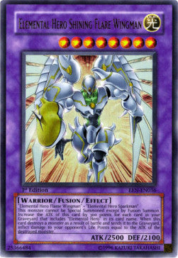Uomo Alato della Fiammata Lucente EROE Elementale - Elemental Energy (Ultra Rare) [EEN-036]