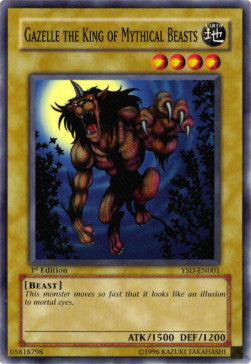 Gazelle, Re delle Bestie Mitiche - Starter Deck: GX 2006 (Common) [YSD-001]