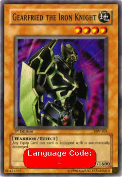 Gearfried il Cavaliere di Ferro - Pharaoh's Servant (Super Rare) [PSV-101]