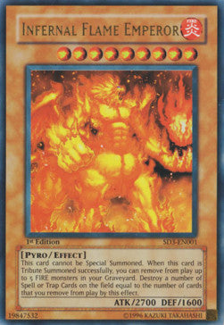 Imperatore della Fiamma Infernale - Structure Deck: Blaze of Destruction (Ultra Rare) [SD3-001]