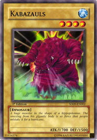 Kabazauls - Structure Deck: Dinosaur's Rage (Common) [SD09-002]