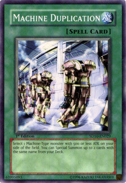 Duplicazione di Macchine - Structure Deck: Machine Re-Volt (Common) [SD10-029]