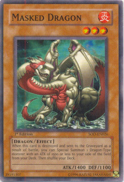 Drago Mascherato - Soul of the Duelist (Common) [SOD-026]