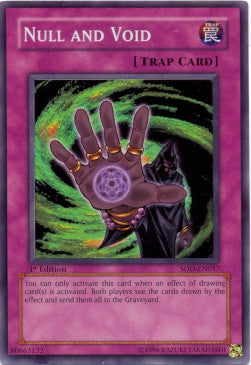 Invalidità - Soul of the Duelist (Super Rare) [SOD-057]