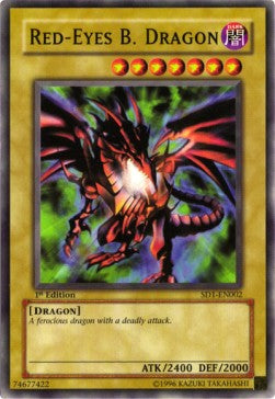 Drago Nero Occhi Rossi - Structure Deck: Dragon's Roar (Common) [SD1-002]