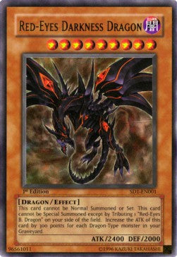 Drago Oscuro Occhi Rossi - Structure Deck: Dragon's Roar (Ultra Rare) [SD1-001]