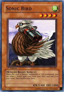 Uccello Sonico - Starter Deck: Yugi Evolution (Common) [SYE-021]