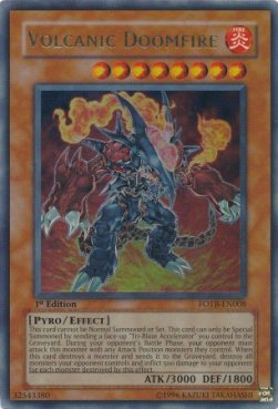 Destino Fuoco Vulcanico - Force of the Breaker (Ultra Rare) [FOTB-008]