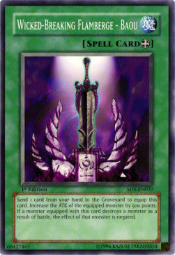 Flamberga Spezza-Malvagi - Baou - Structure Deck: Warrior's Triumph (Common) [SD5-027]