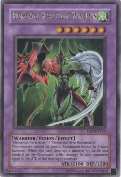 Uomo Alato della Fiamma EROE Elementale - Dark Revelation 3 (Ultra Rare) [DR3-215]