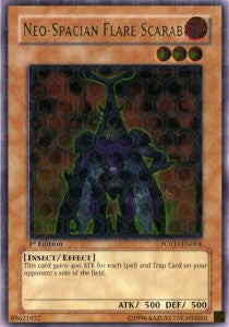 Scarabeo Fiammata Neo-Spaziale - Power of the Duelist (Ultimate Rare) [POTD-004]