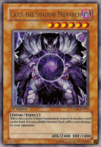 Caius il Monarca dell'Ombra - Structure Deck: The Dark Emperor (Ultra Rare) [SDDE-001]
