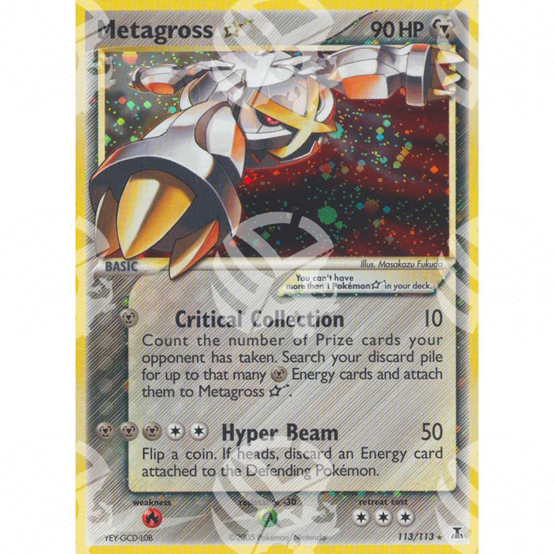 EX Specie Delta - Metagross ☆ - Shiny Holo Rare 113/113 - Warcard - EX Specie Delta - Metagross ☆ - Shiny Holo Rare 113/113 i prezzi più bassi sul mercato, solo da www.warcardshop.com! Carte singole, box, buste e mazzi.