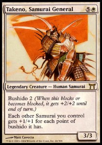 Takeno, Generale dei Samurai - Campioni di Kamigawa (Rare) [CHK-46]