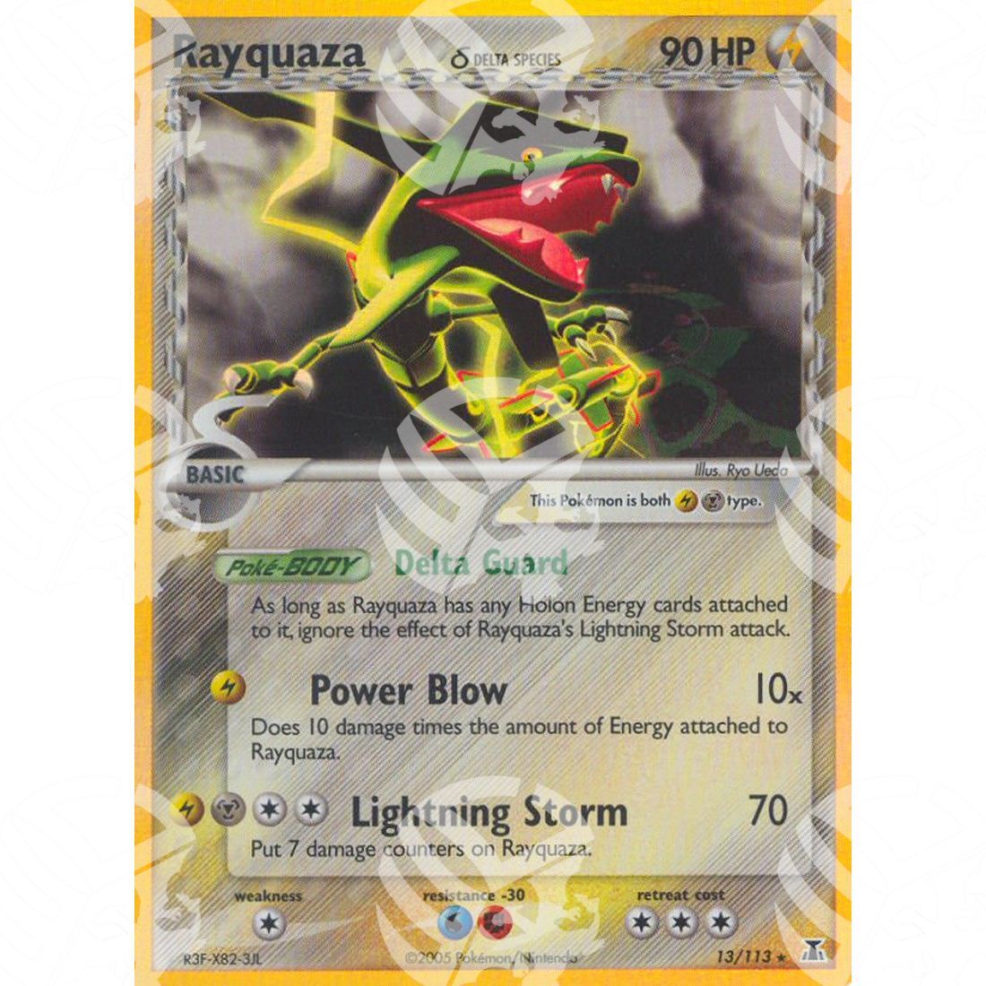 EX Specie Delta - Rayquaza δ - Holo Rare 13/113 - Warcard - EX Specie Delta - Rayquaza δ - Holo Rare 13/113 i prezzi più bassi sul mercato, solo da www.warcardshop.com! Carte singole, box, buste e mazzi.