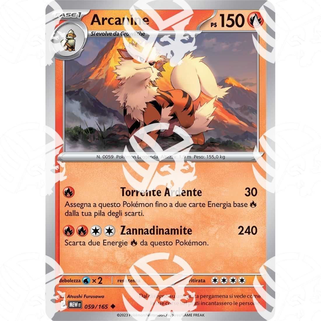151 - Arcanine - 059/165 - Warcard - 151 - Arcanine - 059/165 i prezzi più bassi sul mercato, solo da www.warcardshop.com! Carte singole, box, buste e mazzi.
